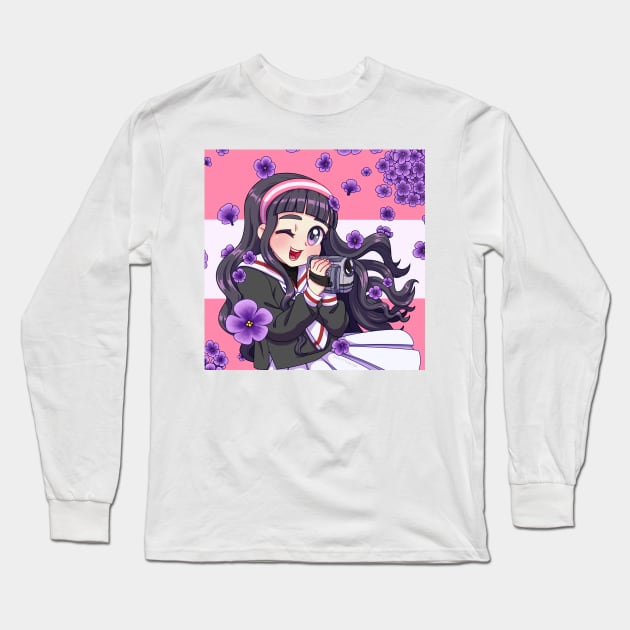 Sapphic Tomoyo🌸 Long Sleeve T-Shirt by Doutarina